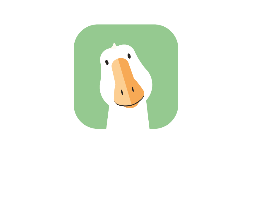 Gander logo primary (white)