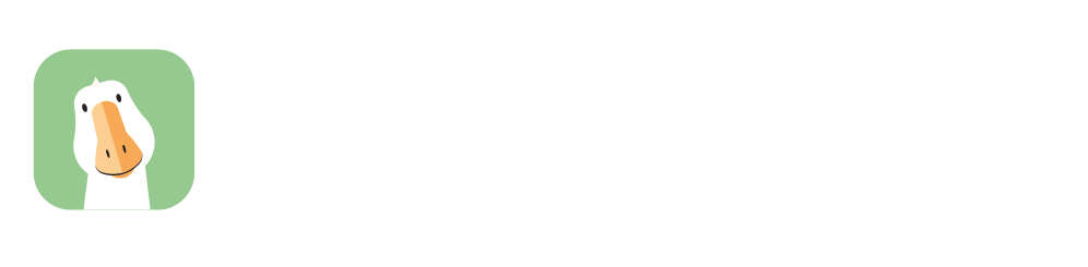 Gander Logo in White